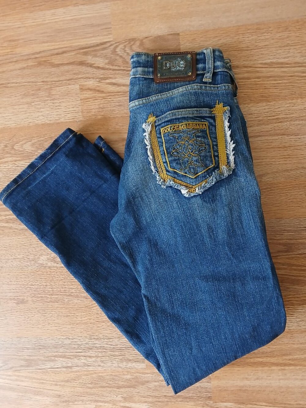 Vintage Dolce & Gabbana Y2K Low Rise Jeans Size EU 30